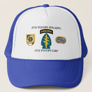 GORRA DE CAMIONERO 8º GRUPO PSYOPS BN(ABN) 4º