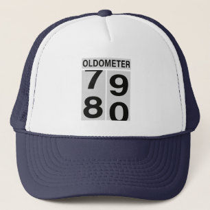 Gorra De Camionero 80.º Oldometer de Cumpleaños