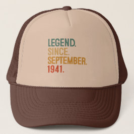 Gorra De Camionero 80.º regalo de cumpleaños leyenda de 80 años desde