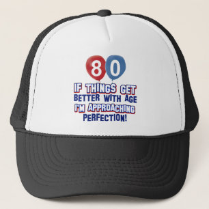 Gorra De Camionero 80.os diseños del cumpleaños