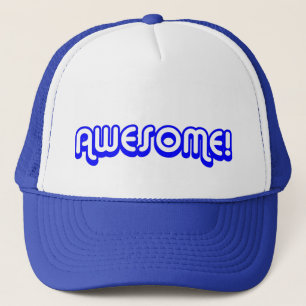 Gorra De Camionero ¡80s retro impresionante! Azul