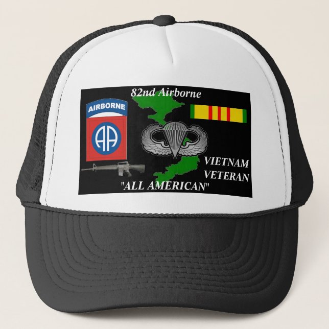 Gorra De Camionero 82.o División aerotransportada casquillos de la (Anverso)