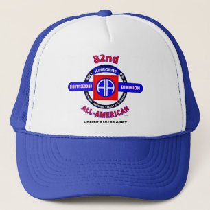 Gorra De Camionero 82.o División aerotransportada "todo el" casquill