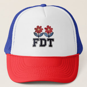 Gorra De Camionero 8647 Sutil Anti Trump Anti MAGA 86 47 Floral Boho