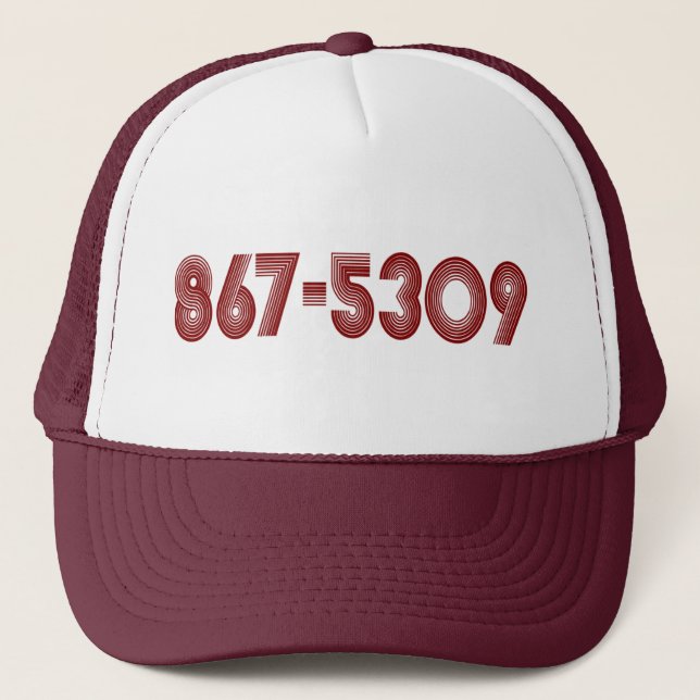 GORRA DE CAMIONERO 867-5309 (Anverso)