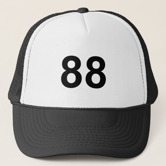 Gorra De Camionero 88 - number eighty-eight (Anverso)