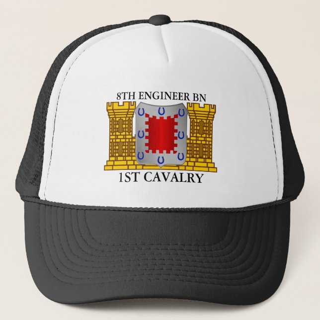 GORRA DE CAMIONERO 8.º BATTALÓN DE INGENIEROS (Anverso)