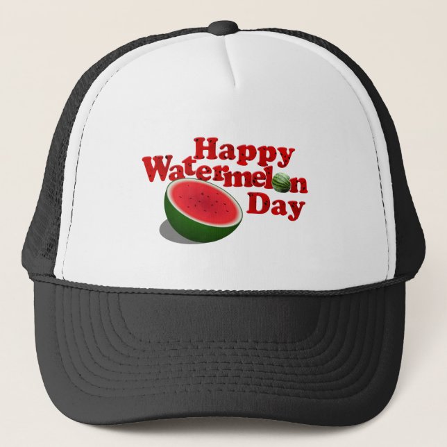 Gorra De Camionero 8-3 Día de la sandía (Anverso)