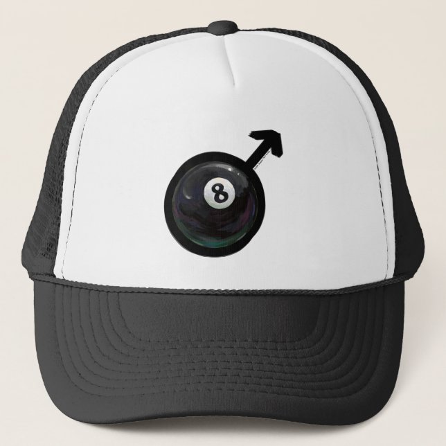 Gorra De Camionero 8 Ball (Anverso)