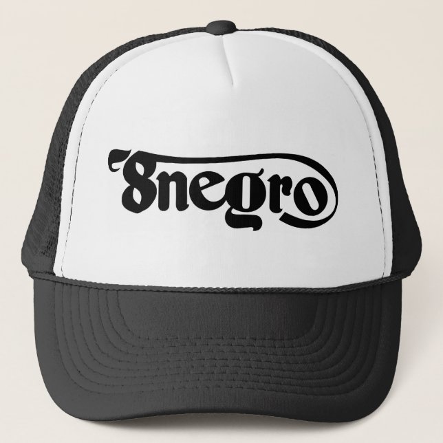 Gorra De Camionero 8negro logo (Anverso)