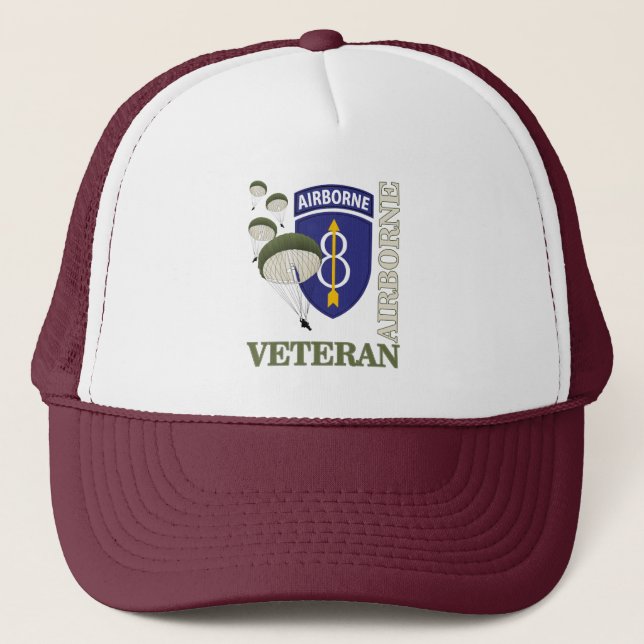 Gorra De Camionero 8th ID Abn (Anverso)