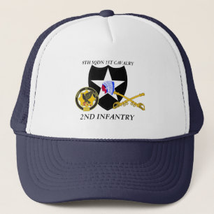 Gorra De Camionero 8TH SQUADRON 1ST CAVALRY 2nd INFANTRY DIV.