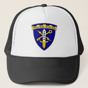 Gorra De Camionero 8vo Estación de radio del campo de la