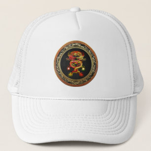 Gorra De Camionero [900] Dragones rojos y amarillos