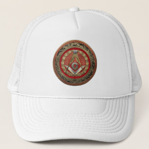 Gorra De Camionero [900] Master Mason - Gold Square & Compass