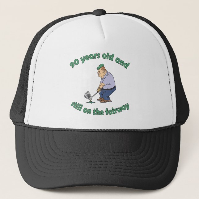 Gorra De Camionero 90.º regalo de la Mordaza de Golfer (Anverso)