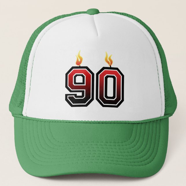 Gorra De Camionero 90 cumpleaños (Anverso)