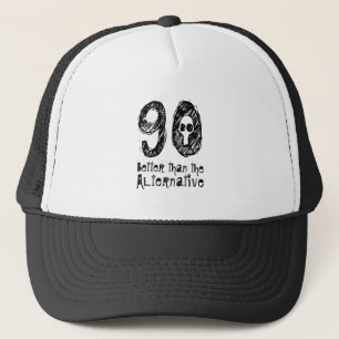 Gorra De Camionero 90 mejor que el cumpleaños divertido Q90 de la