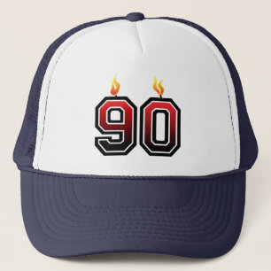 Gorra De Camionero 90.o Fiesta de cumpleaños