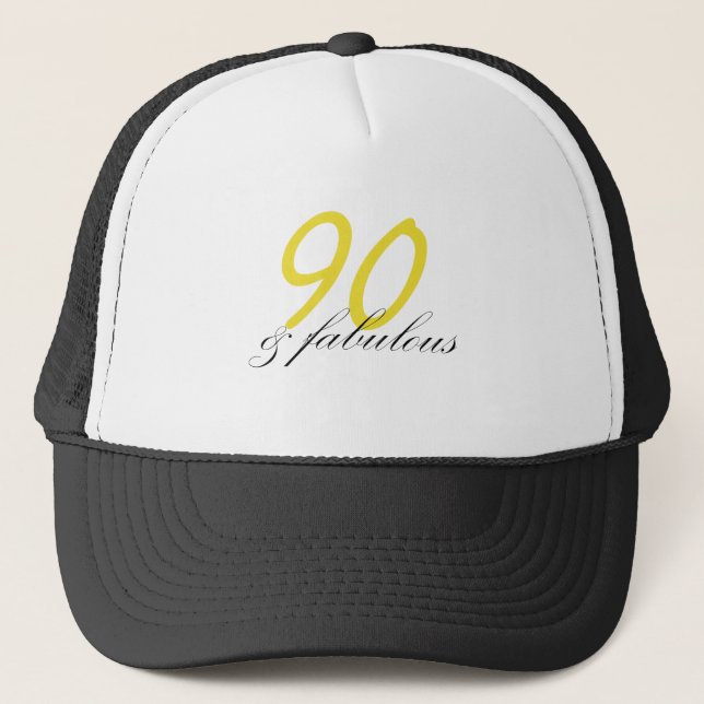 Gorra De Camionero 90 y fabuloso (Anverso)