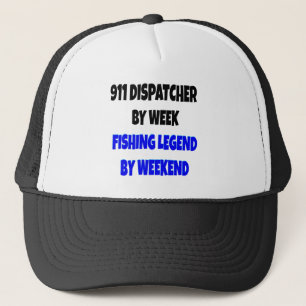 Gorra De Camionero 911 expedidor por semana Leyenda de pesca para fin