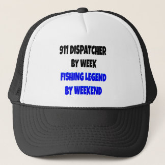 Gorra De Camionero 911 expedidor por semana Leyenda de pesca para fin