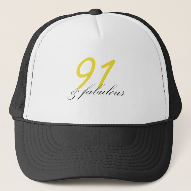 Gorra De Camionero 91 y fabuloso (Anverso)