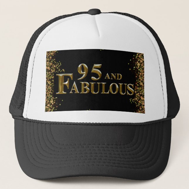 Gorra De Camionero 95 cumpleaños (Anverso)