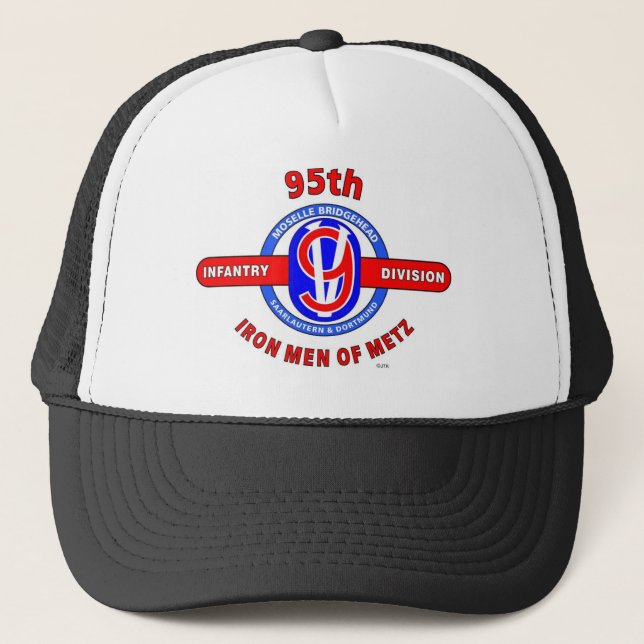 Gorra De Camionero 95.o DIVISIÓN de INFANTERÍA "HOMBRES del HIERRO De (Anverso)