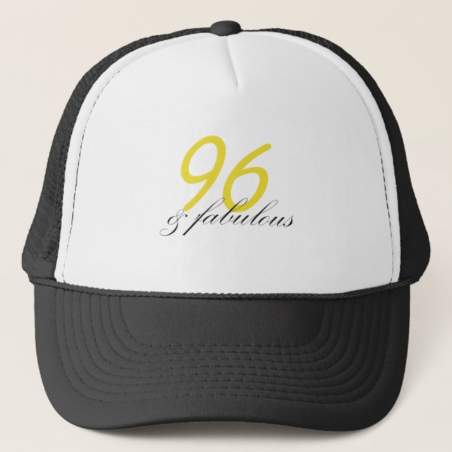 Gorra De Camionero 96 y fabuloso (Anverso)