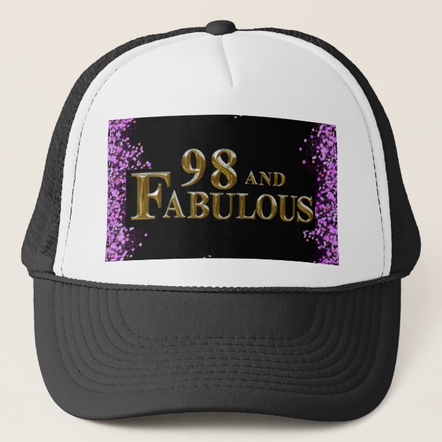 Gorra De Camionero 98 cumpleaños (Anverso)