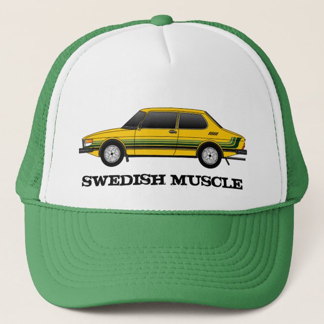 Gorra De Camionero 99T_sedan con las rayas, MÚSCULO SUECO (Anverso)