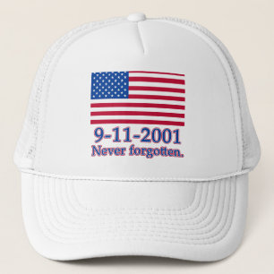 Gorra De Camionero 9-11-2001 camisetas nunca olvidadas, botones