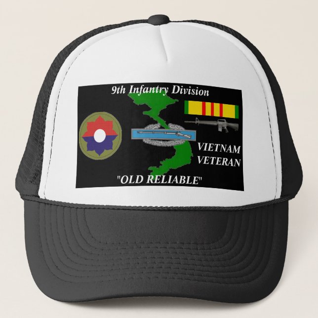 Gorra De Camionero 9no División de infantería casquillos " (Anverso)