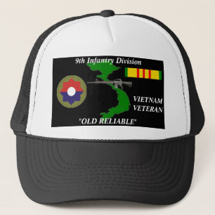 Gorra De Camionero 9no División de infantería casquillos "