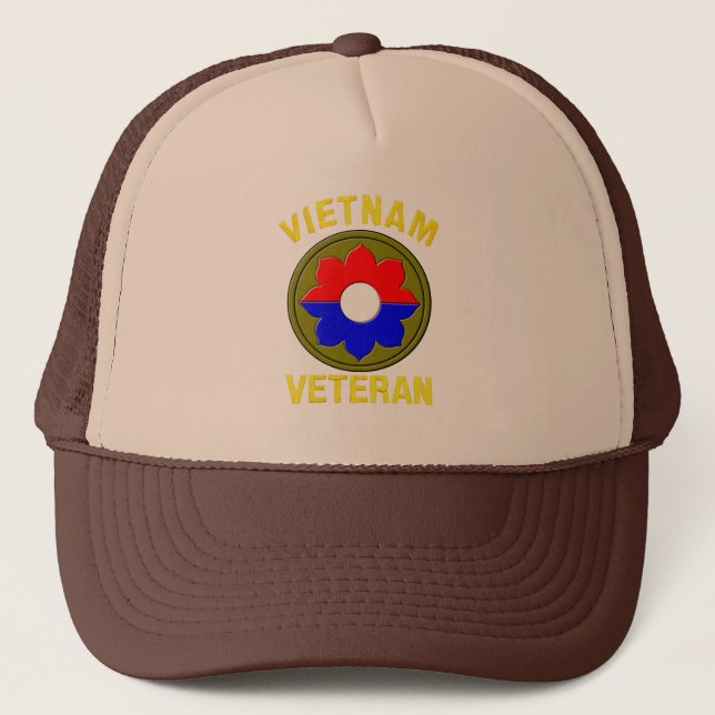 Gorra De Camionero 9no División de infantería (veterano de Vietnam) (Anverso)