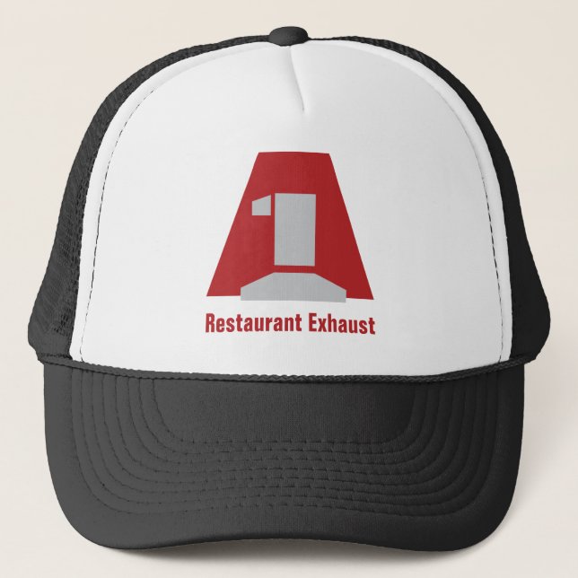 Gorra De Camionero A1LogoLarge, extractor del restaurante (Anverso)