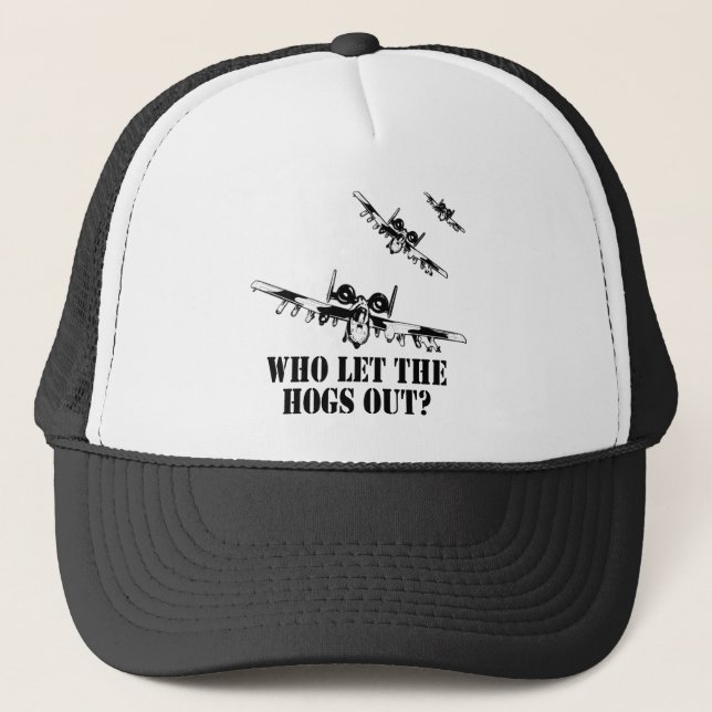 Gorra De Camionero A-10 Warthog (Anverso)