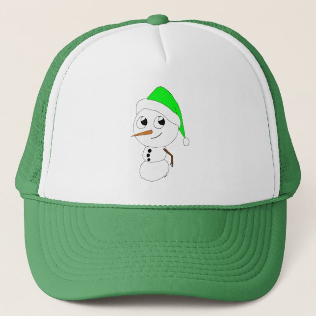 Gorra De Camionero a chibi snowman   (Anverso)