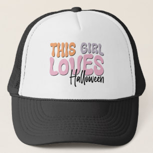 Gorra De Camionero A este Chica le encanta Halloween