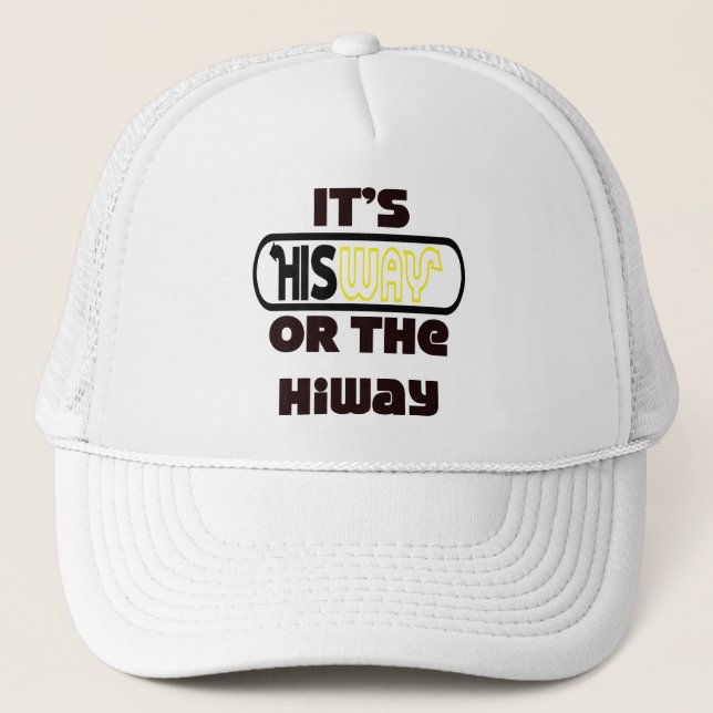 Gorra De Camionero A la manera cristiana de Dios (Anverso)
