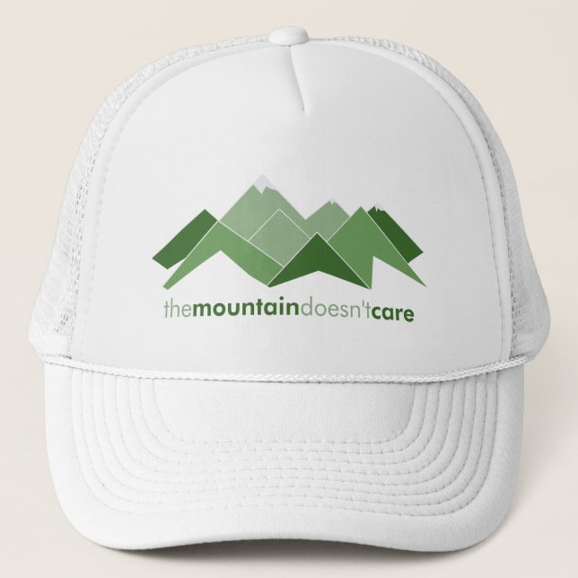 Gorra De Camionero A la montaña no le importa (Anverso)