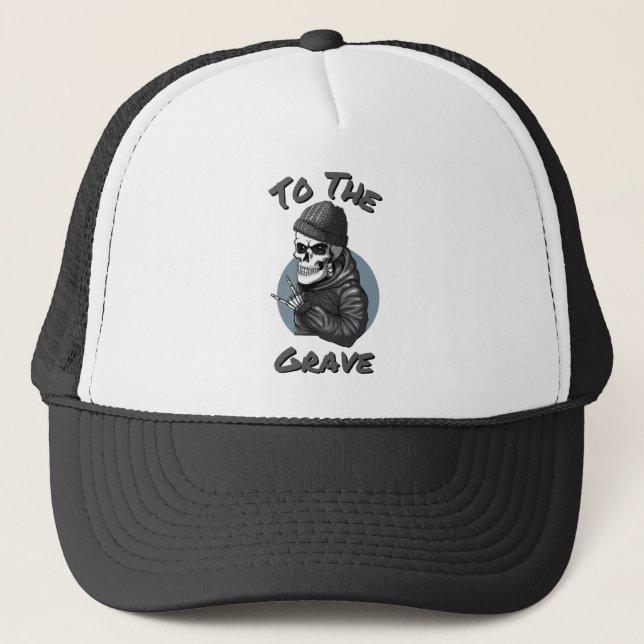 Gorra De Camionero A la tumba negrita y temerosa ambiciosa de Hustler (Anverso)