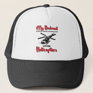 Gorra De Camionero A mi marido le encantan los helicópteros Graciosos