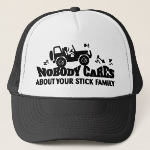 Gorra De Camionero A nadie le importa tu familia Stick #