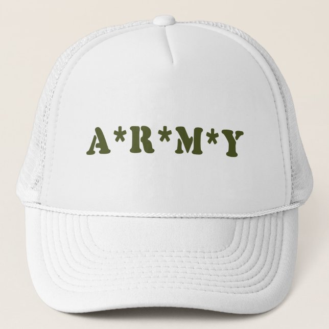 GORRA DE CAMIONERO A*R*M*M (Anverso)