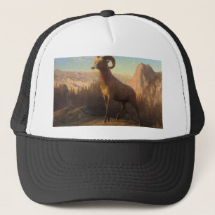 Gorra De Camionero a rocky mountain sheep, Bierstadt Albert