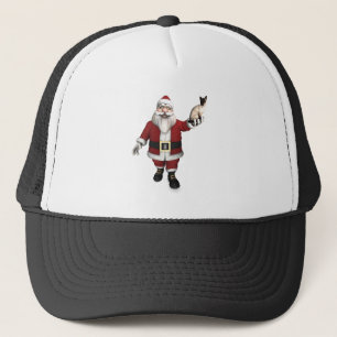 Gorra De Camionero A Santa Claus le encantan los gatos siameses