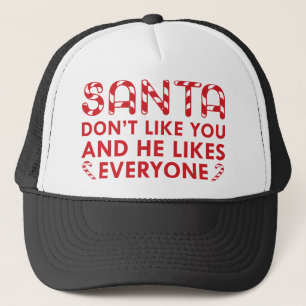 Gorra De Camionero A Santa no le gustas