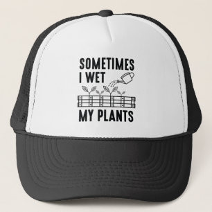 Gorra De Camionero A Veces Mojo Mis Plantas